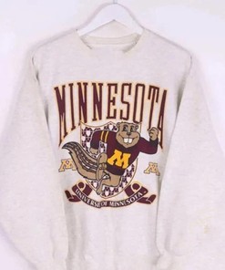 Vintage Ncaa Minnesota Golden Gophers Sweatshirt, Ncaa Shirt, University Football Fan Shirt