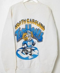 Vintage Ncaa North Carolina Tar Heels Sweatshirt, University Of North Carolina Gifts For Ncaa Fans, College Shirts