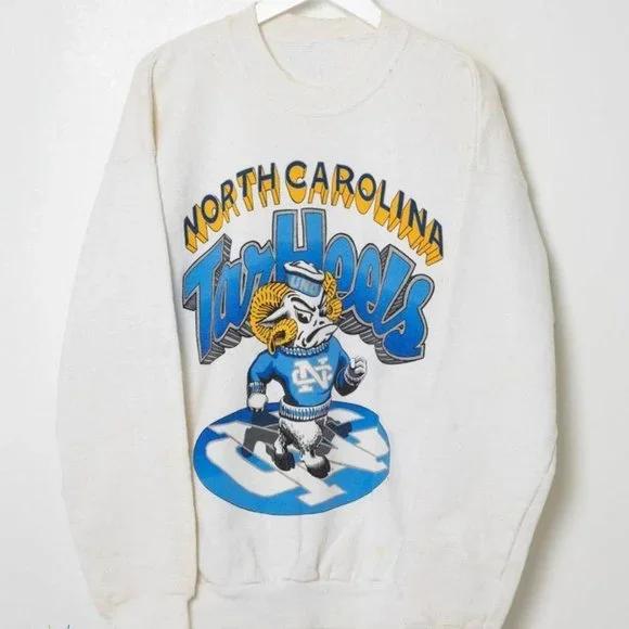 Vintage Ncaa North Carolina Tar Heels Sweatshirt, University Of North Carolina Gifts For Ncaa Fans, College Shirts
