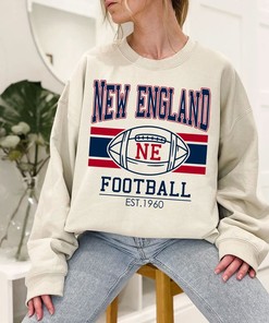 Vintage New England Football Sweatshirt, AFC Fan Shirt, NFL Shirt