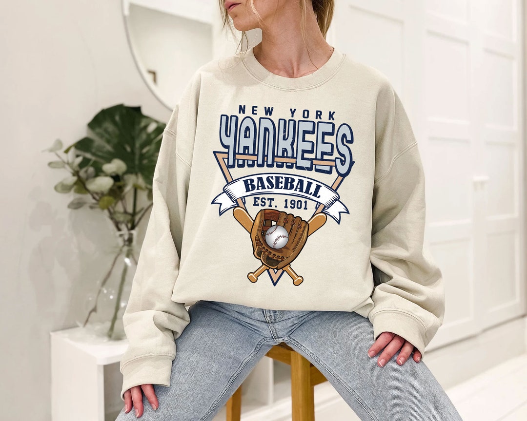 Vintage New York Baseball Shirt, New York MLB Shirt, New York Fan Shirt Hoodie Sweatshirt