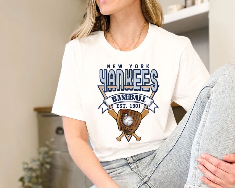 Vintage New York Baseball Shirt, New York MLB Shirt, New York Fan Shirt Hoodie Sweatshirt - Image 3