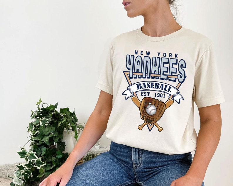 Vintage New York Baseball Shirt, New York MLB Shirt, New York Fan Shirt Hoodie Sweatshirt - Image 4