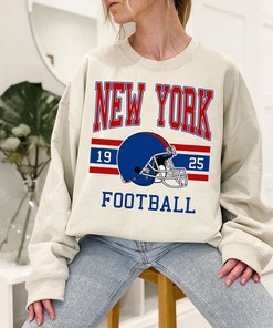 Vintage New York Football Sweatshirt, Retro New York Football Shirt for NFL Fans