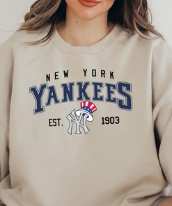 Vintage New York Yankees EST 1903 Sweatshirt, Baseball 2022 Shirt, MLB Vintage Tee, World Series, Unisex Shirt Sweater Hoodie Gifts for Fans