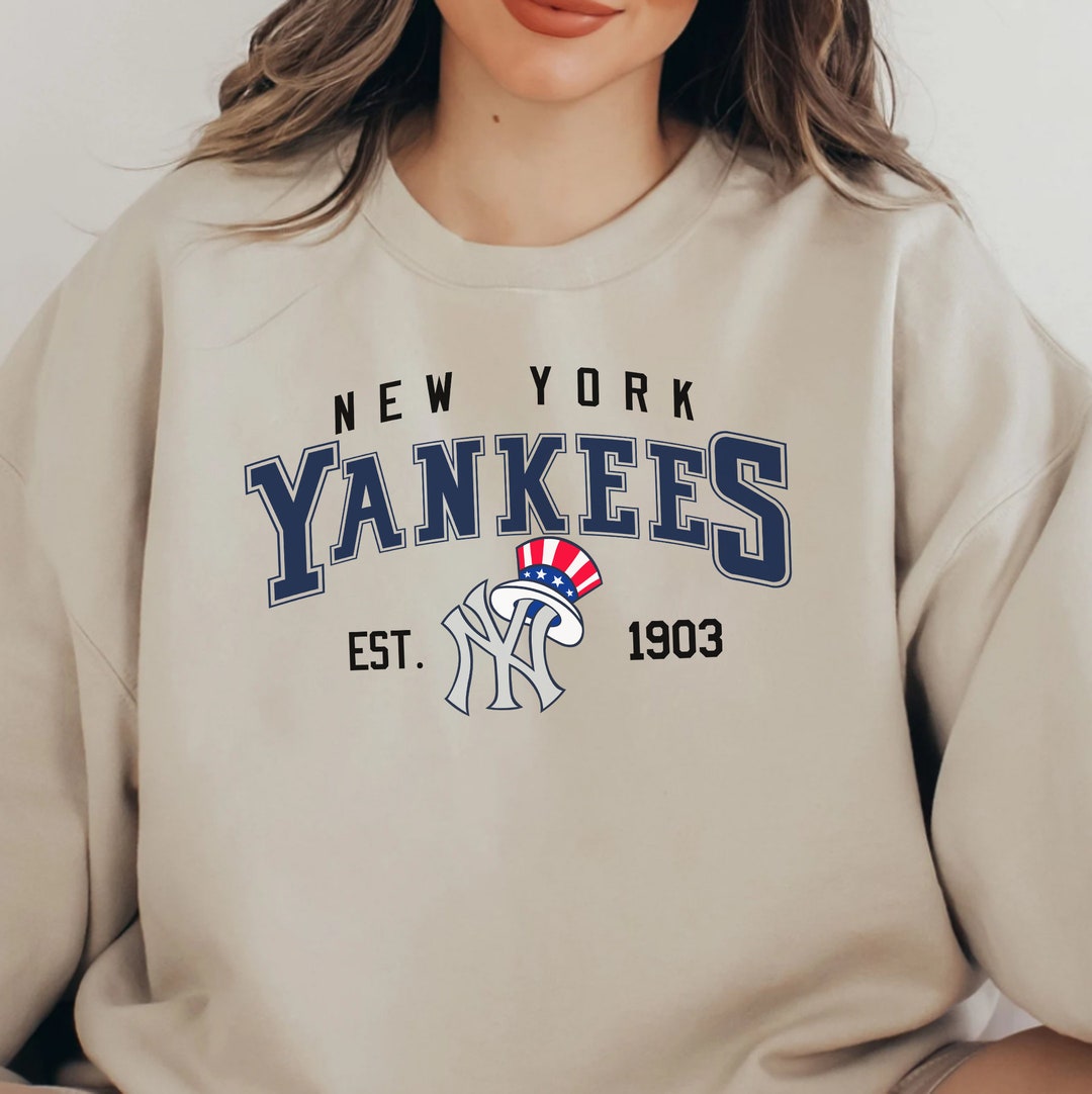 Vintage New York Yankees EST 1903 Sweatshirt, Baseball 2022 Shirt, MLB Vintage Tee, World Series, Unisex Shirt Sweater Hoodie Gifts for Fans