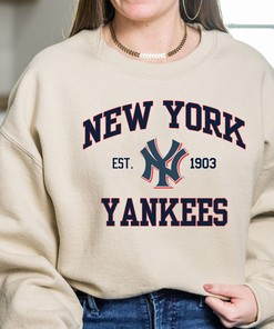 Vintage New York Yankees EST 1903 Sweatshirt, Baseball 2022 Shirt, MLB Vintage Tee, World Series, Unisex Shirt Sweater Hoodie Gifts for MLB Fans