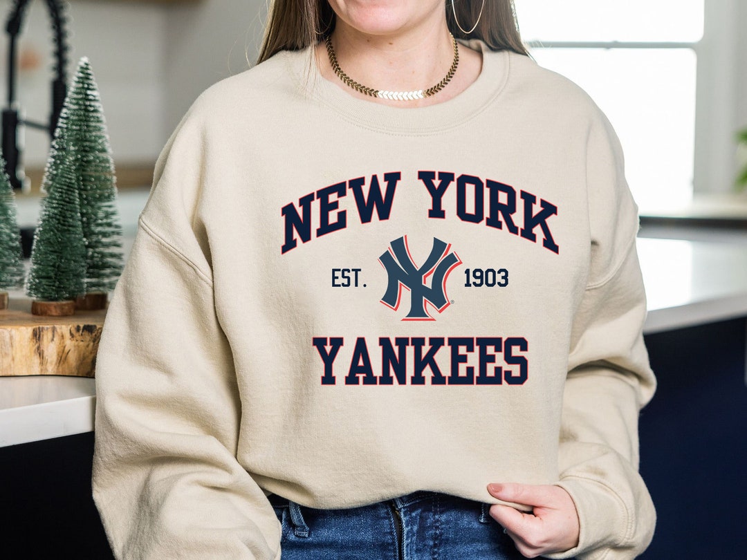 Vintage New York Yankees EST 1903 Sweatshirt, Baseball 2022 Shirt, MLB Vintage Tee, World Series, Unisex Shirt Sweater Hoodie Gifts for MLB Fans