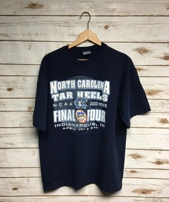 Vintage North Carolina Tar Heels Final Four Basketball Shirt, North Carolina Sweatshirt, Vintage 90 Shirts Gift
