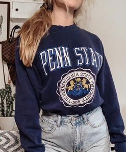 Vintage Penn State University Logo Sweatshirt Hoodie Shirt for NCAA Fans