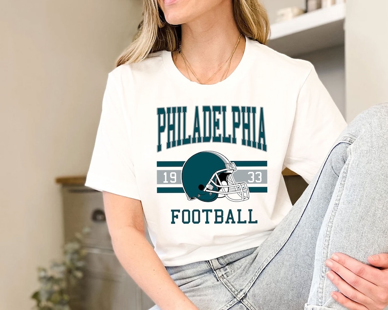 Vintage Philadelphia Football Sweatshirt, Retro Philadelphia Football Shirt for NFL Fans - Image 3