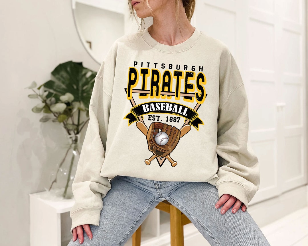 Vintage Pittsburgh Baseball Shirt, Pittsburgh MLB Shirt, Baseball Fan Gifts, Pittsburgh Fan Shirt