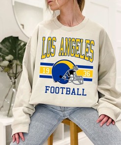 Vintage Retro Los Angeles Football Crewneck Unisex Sweatshirt Hoodie Shirt