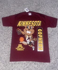 Vintage Saturday’S Hero Minnesota Gophers Basketball Shirt Full Size, University Football Fan Shirts