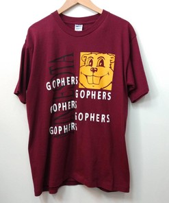 Vintage Single Stitch Golden Gophers Minnesota T-Shirt, Minnesota Football Fan Shirt, Gifts For Ncaa Fans
