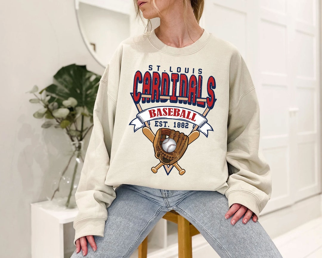 Vintage St. Louis Baseball Shirt, St. Louis MLB Shirt, Baseball Fan Gifts, St. Louis Fan Shirt