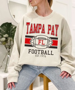 Vintage Tampa Bay Football Sweatshirt, Retro Tampa Bay Football Shirt for NFL Fans