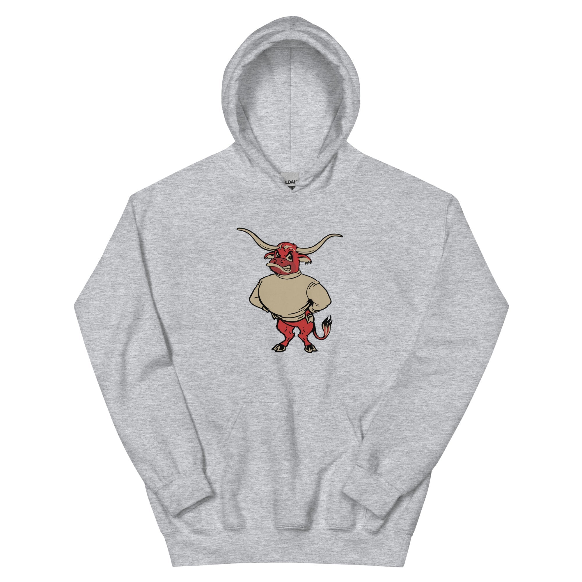 Vintage Texas Hoodie Sweatshirt Sport Shirt - Mid Century Longhorns Art