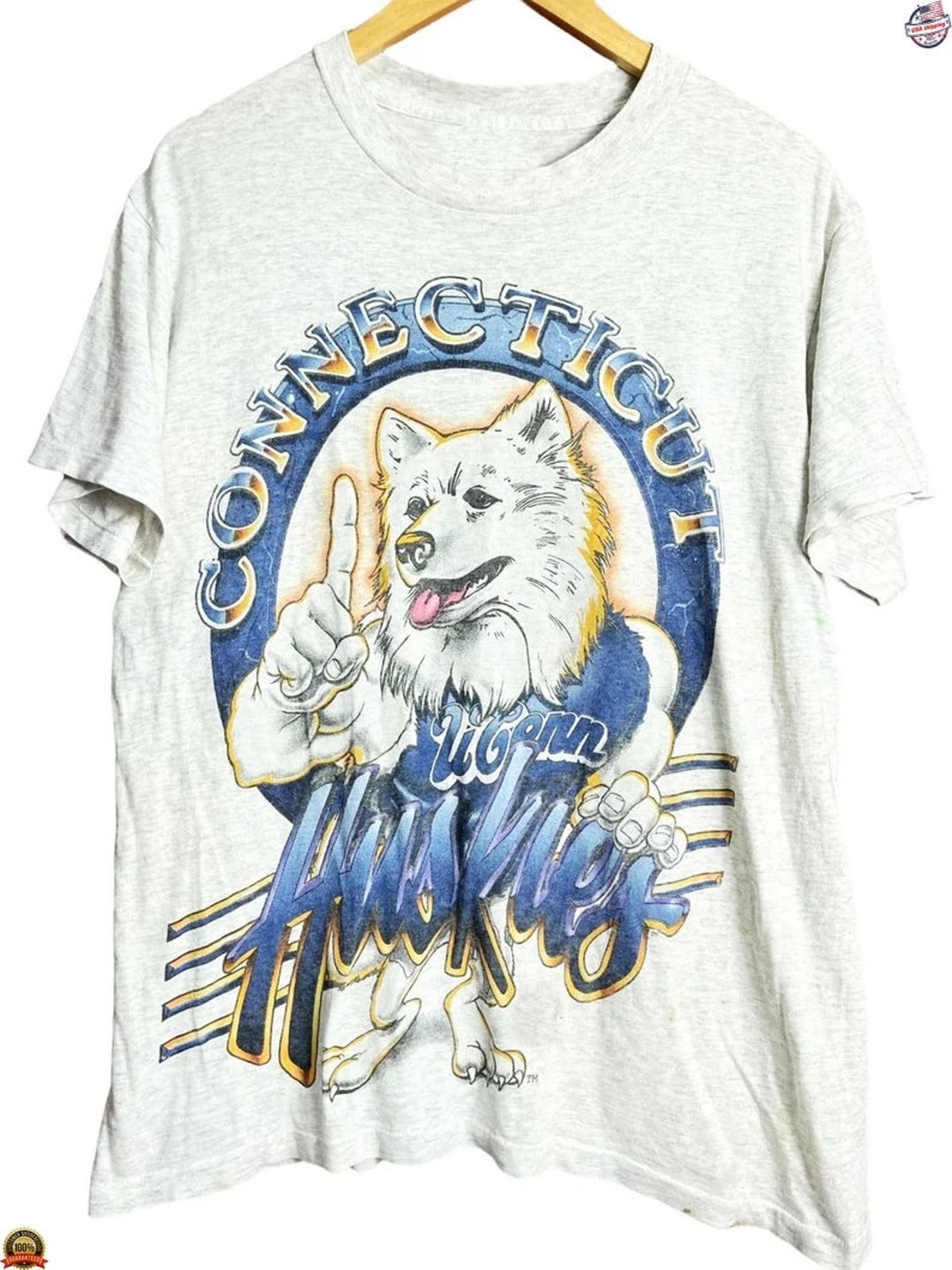 Vintage UConn Huskies Logo T-Shirt, UConn Huskies Shirt, Connecticut Huskies Shirt, University of Connecticut