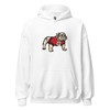 Vintage UGA Hoodie Sweatshirt Sport Shirt - 1940's Classic Bulldog Art