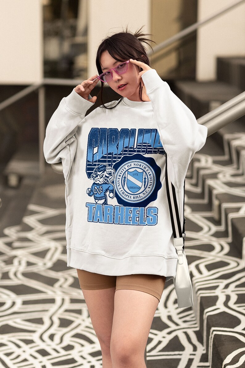 Vintage Unc Tar Heels Flintstone Shirt, Ncaa Unc Tar Heels Shirt, North Carolina Tar Heels Shirt, Unisex Shirt