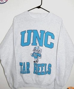 Vintage Unc Tar Heels Mascot Logo Sweatshirt, Ncaa Unc Tar Heels Shirt, University Of North Carolina, Unisex Shirt