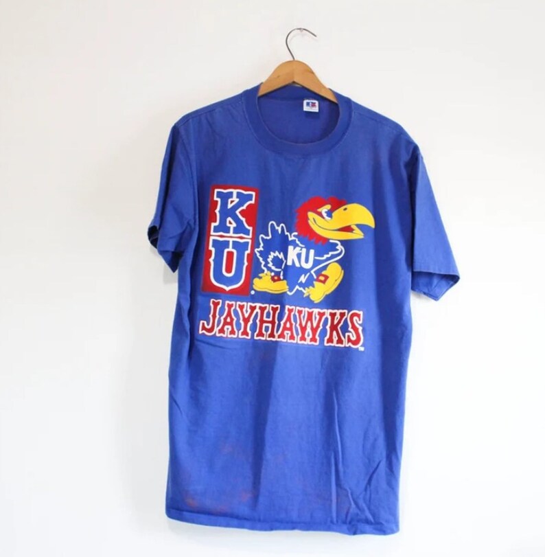 Vintage University Of Kansas Jayhawks T Shirt, Vintage 90S Sweatshirt, Vintage Shirt, Hoodie