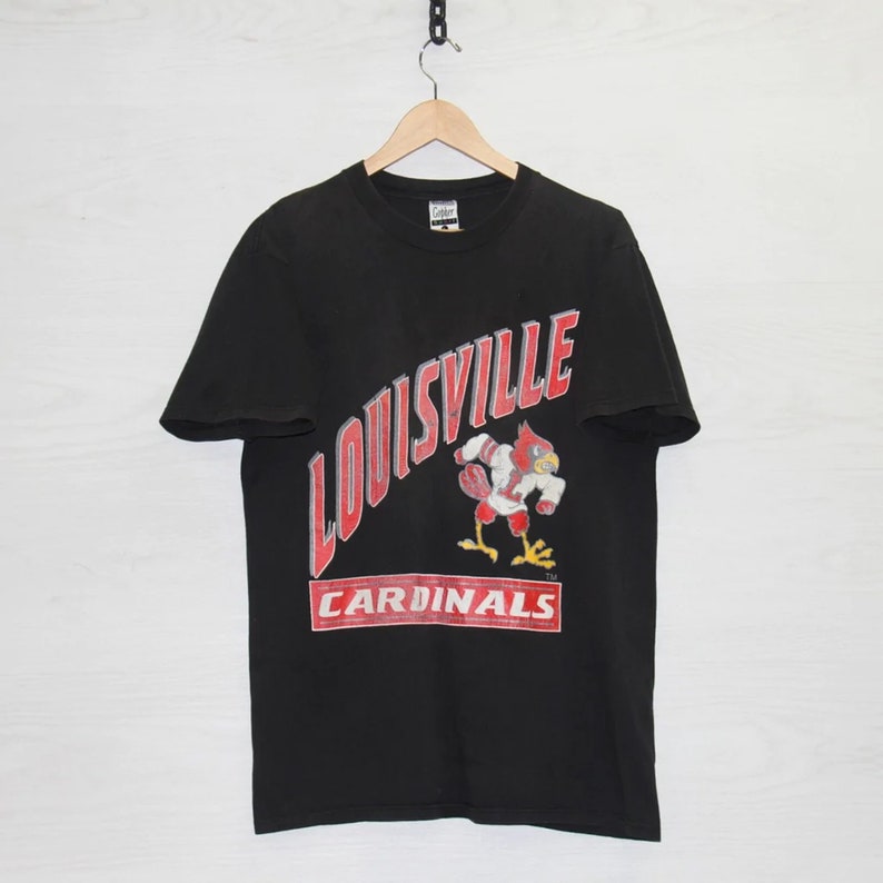 Vintage University Of Louisville Cardinals Sweatshirt, Ncaa St. Louis Cardinals Baseball Team Shirts