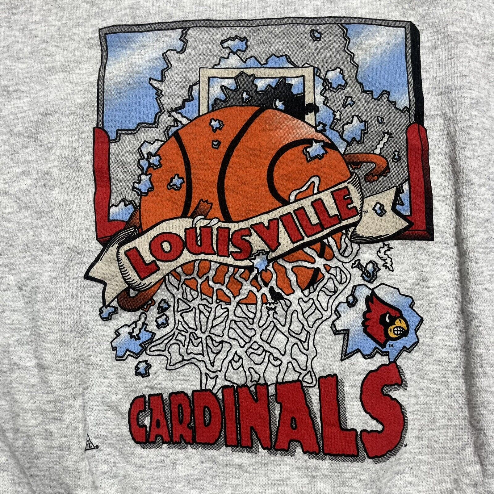 Vintage University Of Louisville Cardinals Sweatshirt Uofl Sweatshirt, Louisville Sweatshirt - Image 2