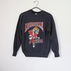 Vintage University Of Louisville Sweatshirt - Dusty Faded Black Raglan Graphic Sweatshirts - 80S College Sweatshirts