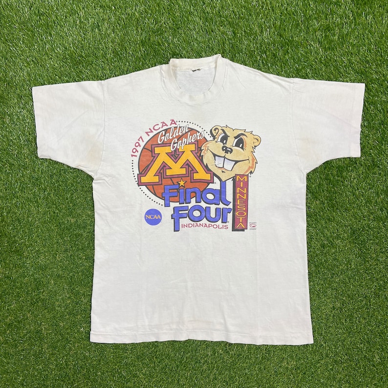 Vintage University Of Minnesota Golden Gophers T Shirt Ncaa College Football, Football Lover Gifts