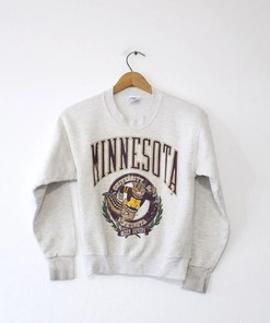 Vintage University Of Minnesota Gophers Sweatshirt, Minnesota University Football Fans