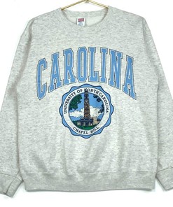 Vintage University Of North Carolina Crewneck Sweatshirt Hoodie Shirt Gifts For Fans, Tar Heels Shirts