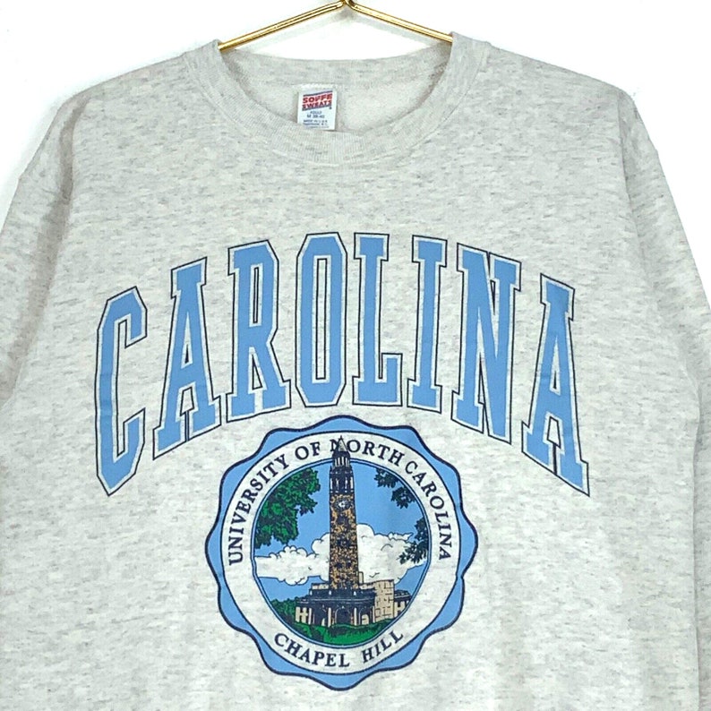 Vintage University Of North Carolina Crewneck Sweatshirt Hoodie Shirt Gifts For Fans, Tar Heels Shirts - Image 2