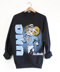 Vintage University Of North Carolina Unc Tar Heels Sweatshirt, 90S Sweatshirt, North Carolina Shirt