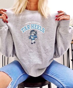 Vintage University Of North Carolina Unisex Tar Heels Crewneck Sweatshirt, College Shirts, Unc Shirts
