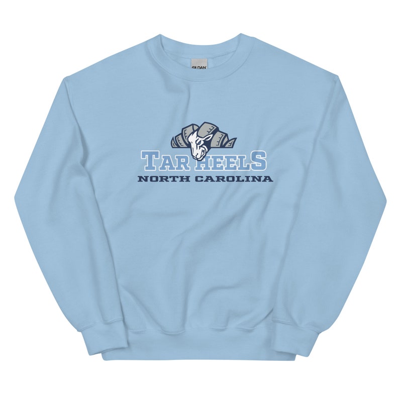 Vintage University Of North Carolina Unisex Tar Heels Crewneck Sweatshirt Gifts For Ncaa Fans - Image 2