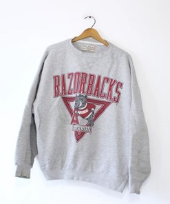 Vintage University of Arkansas Razorbacks Sweatshirt, Vintage 90s Sweatshirt