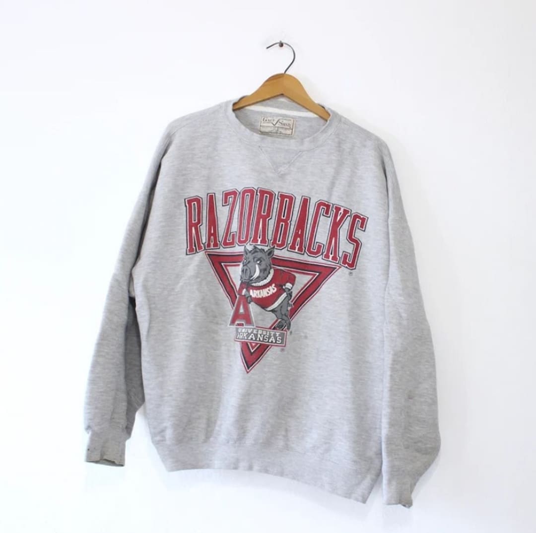 Vintage University of Arkansas Razorbacks Sweatshirt, Vintage 90s Sweatshirt