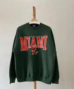 Vintage University of Miami Hurricanes Football Crewneck Sweatshirt, T shirt, Hoodie