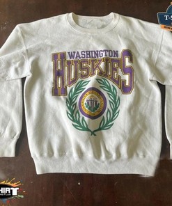 Vintage University of Washington Logo Sweatshirt, NCAA Washington Huskies Shirt, University of Washington, NCAA Shirt