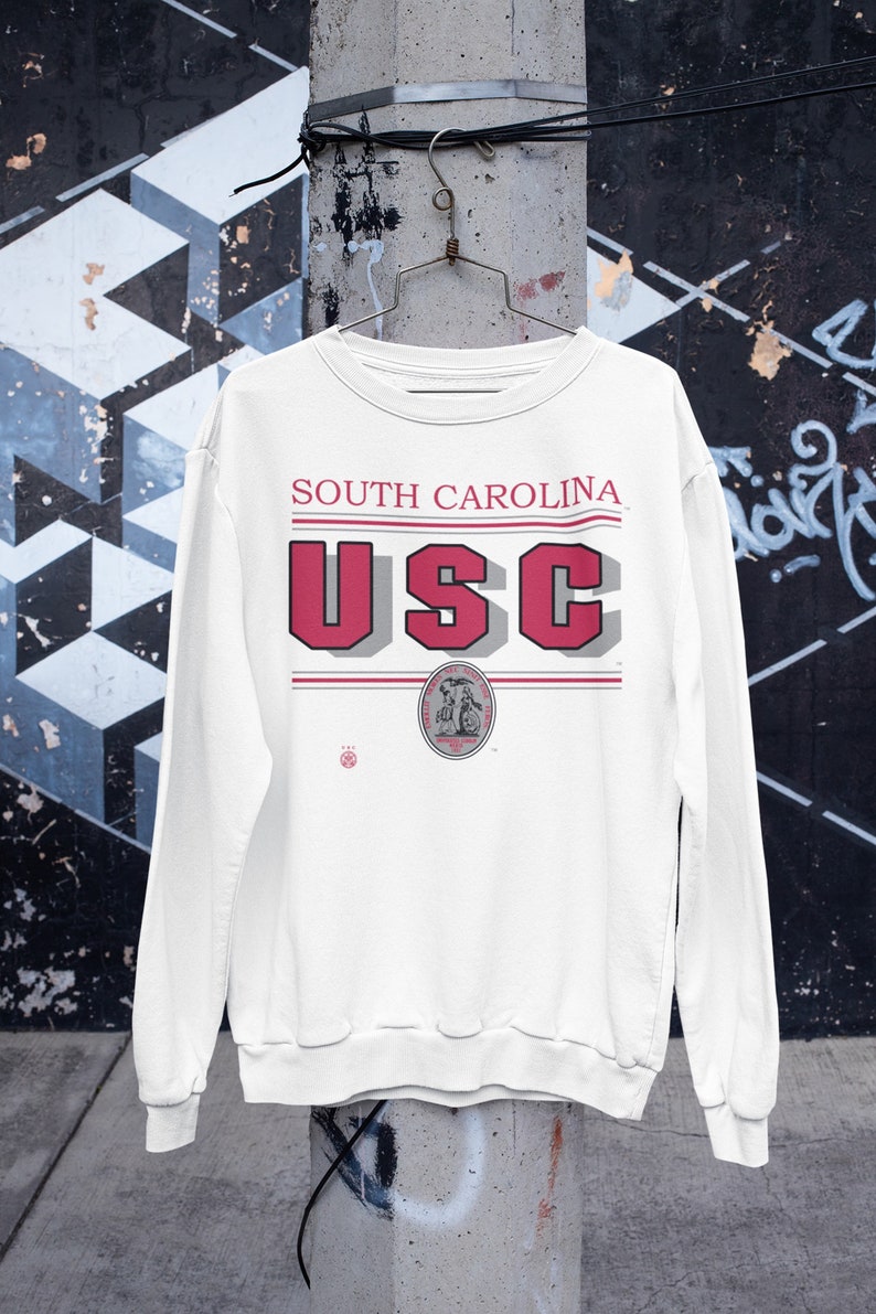 Vintage Usc University Of South Carolina Sweatshirt, 90S Shirt, College Student Unisex Tee