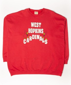 Vintage West Hopkins Cardinals Sweatshirt (1990S) University Football Shirt Gifts, Ncaa Fans