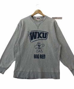 Vintage Western Kentucky University Sweatshirt Big Logo Western Kentucky University Spellout Sweater