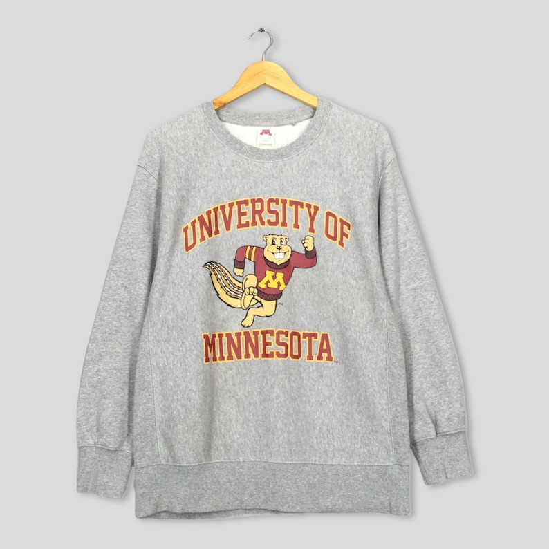 Vintage Y2K University Of Minnesota Sweatshirt Medium University Of Minnesota Ncaa Sweater