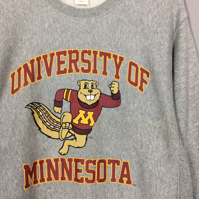 Vintage Y2K University Of Minnesota Sweatshirt Medium University Of Minnesota Ncaa Sweater - Image 2