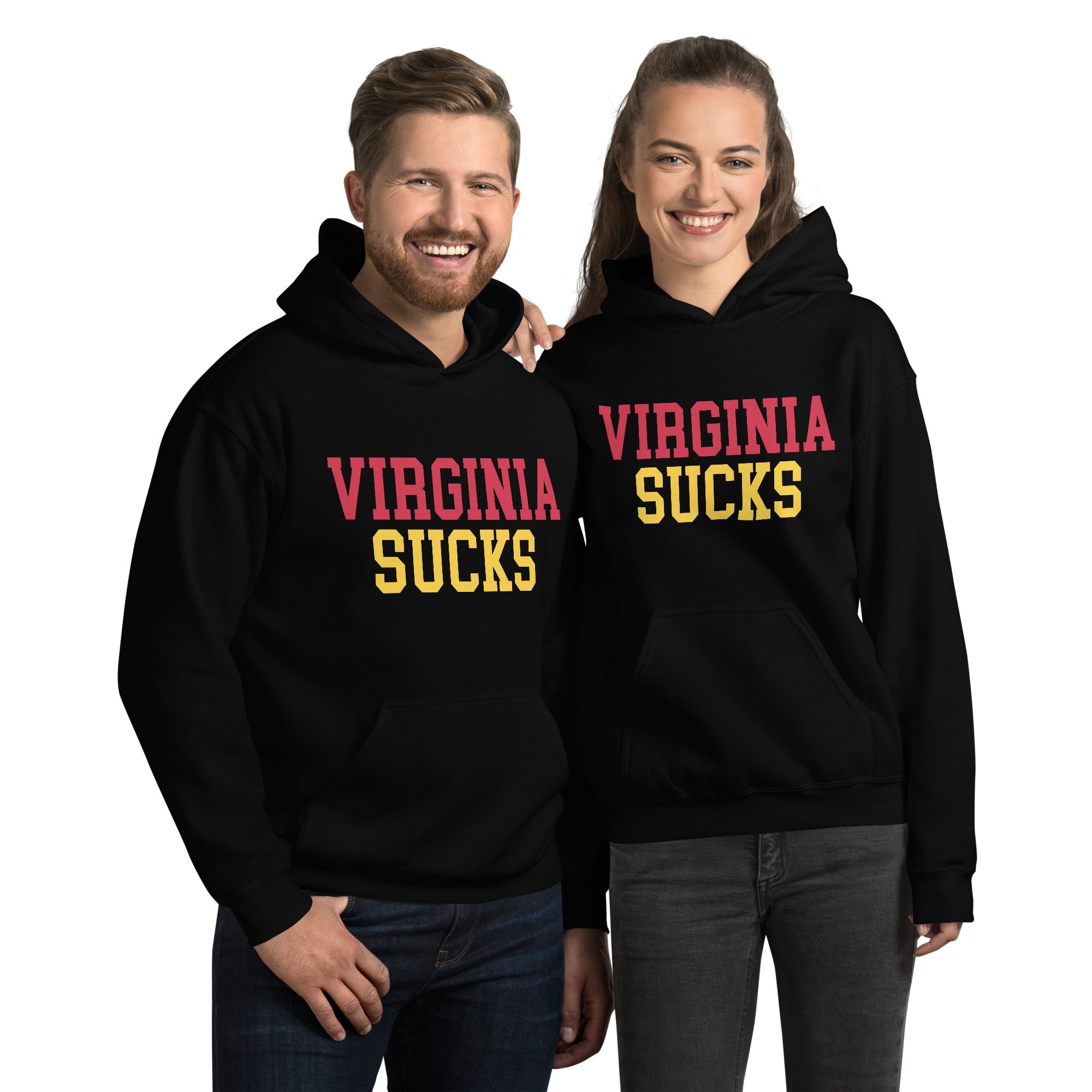 Virginia Sucks Maryland Rivalry Hoodie Sweatshirt Shirt - Image 2