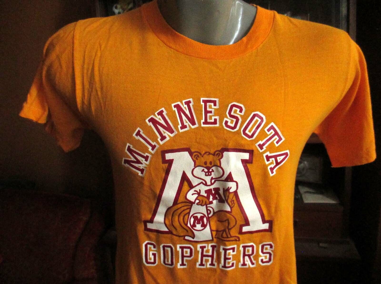 Vtg 80S University Minnesota Golden Gophers T-Shirt Usa, Minnesota Football Gifts For Ncaa Fans - Image 2