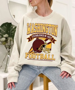 Washington Football Team Sweatshirt, Retro Washington Football Shirt for NFL Fans