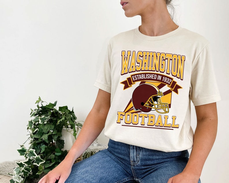 Washington Football Team Sweatshirt, Retro Washington Football Shirt for NFL Fans - Image 4